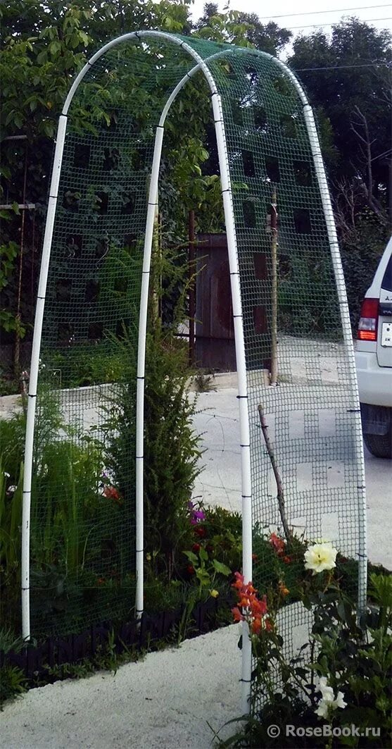 Как сделать арку для роз своими руками