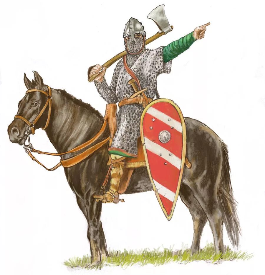 Нормандский рыцарь 10-11 век. Нормандский рыцарь 12 век. Рыцарская конница 11 век. Армия древней Руси 13век.