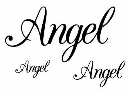 Шрифт angel