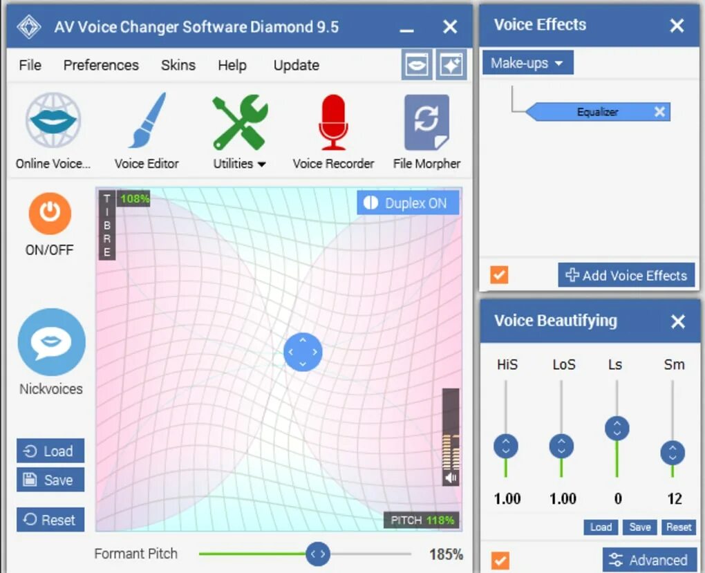 Voice loaded. Изменение голоса. Voice Changer. Программа для изменения голоса. Voice Changer Diamond.