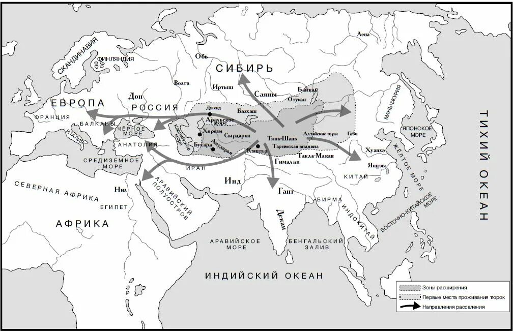 Карта расселения тюркских народов России. Карта расселения тюркских племен. Территория расселения тюркских народов. Карта расселения тюркоязычных народов. Расселение языков