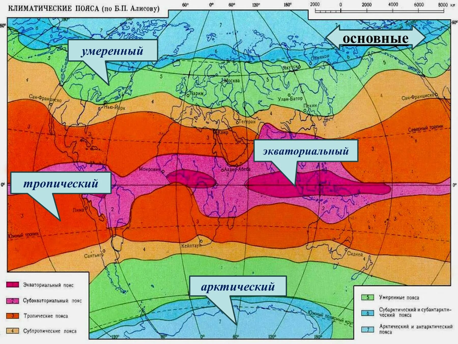 Умеренный климат различие климата на одной широте. Климатические пояса. Типы климата карта. Схема климатических поясов. Карта климатических поясов.