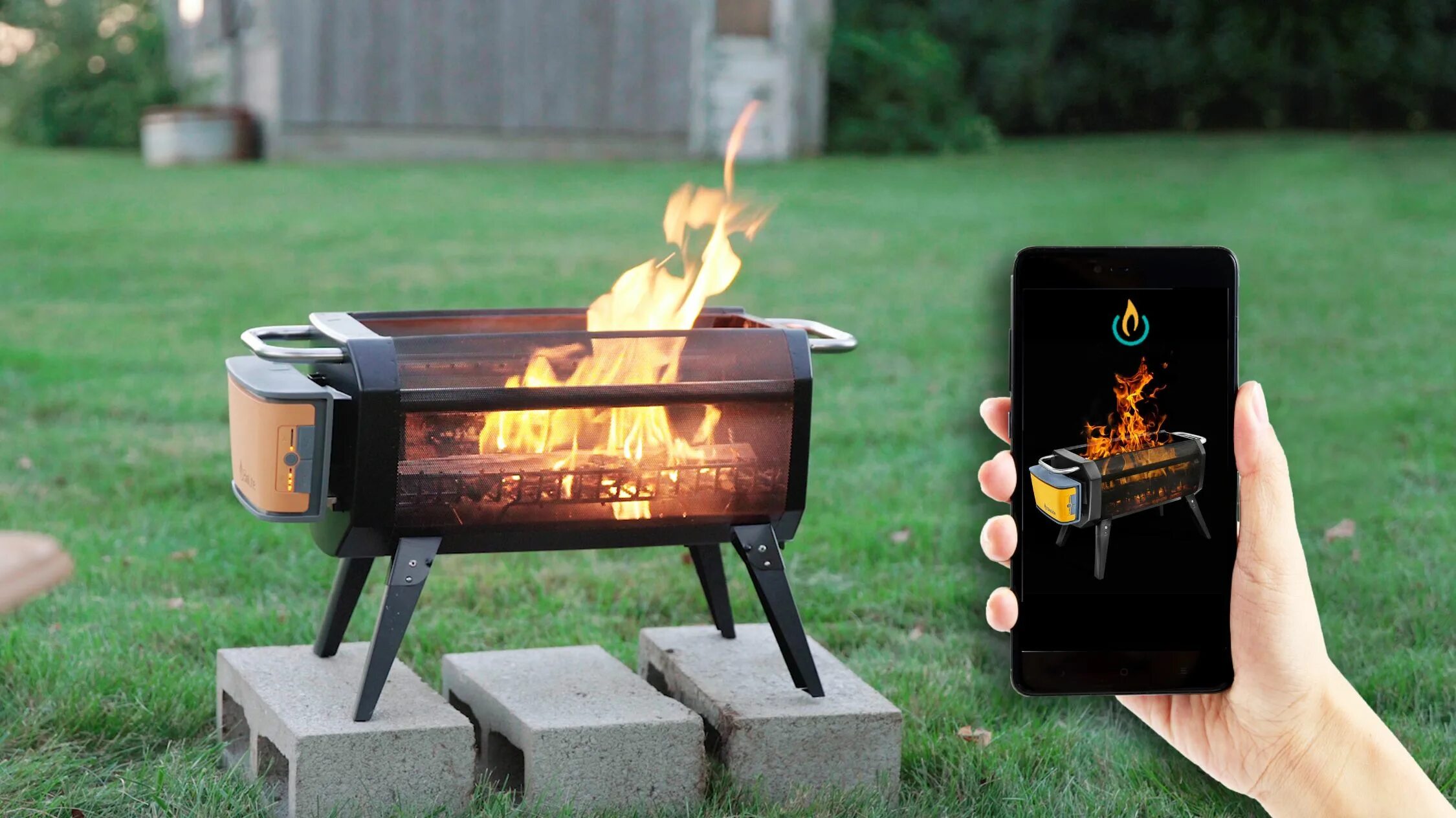 Portable burning. Portable burning