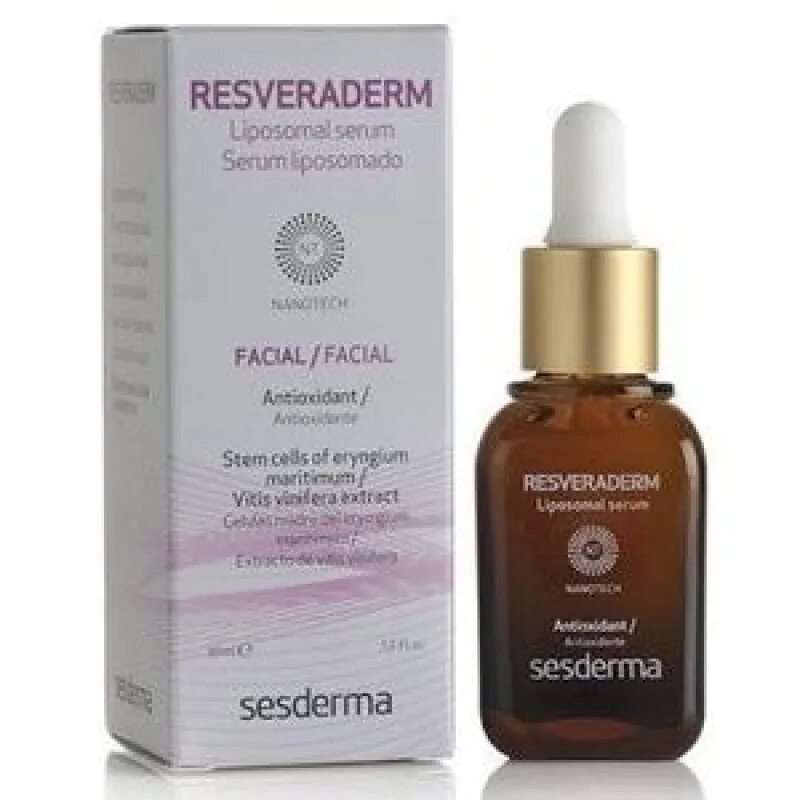 Феруловая кислота в косметике. Sesderma сыворотка феруловая. Сыворотка Сесдерма Resveraderm. Ferulac Sesderma Liposomal. Sesderma Resveraderm Liposomal Serum.