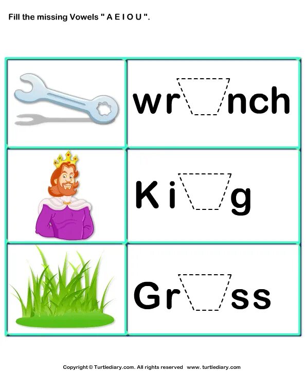 Complete the missing vowels. Missing Vowels for Kids. Vowels a e Worksheets for Kids. Vowels in English for Kids Worksheets. Short Vowel game 1.