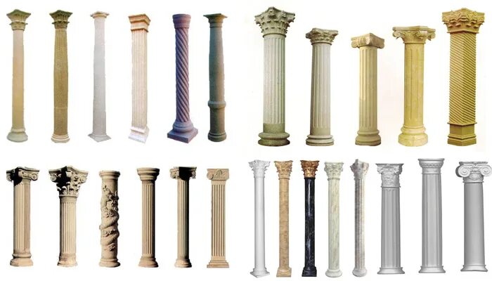 Купить колонны пластиковые. Опалубка из АБС пластика Римская колонна. Декоративные колонны. Пластиковые колонны декоративные. Столбы из гипса.