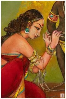 Yashoda decorated krishna with many ornaments and admired his beauty everyd...