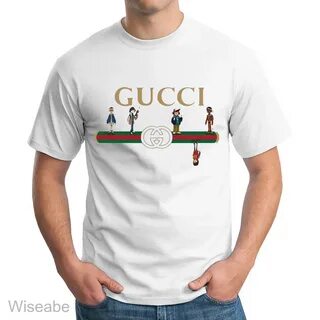 Stranger Things Gucci T-Shirt, Gucci Logo T-Shirt Women - Wiseabe Apparels.