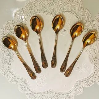 Чайные ложки посеребренные