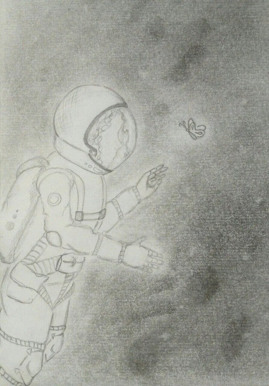 Космос рисунок карандашом. Космонавт рисунок. Космонавт рисунок карандашом. Рисунок космонавтики карандашом. Рисунок на тему космонавт