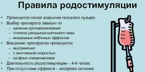 Методы вызывающие роды