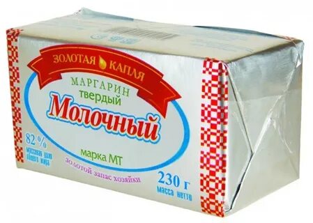 Маргарин молоко