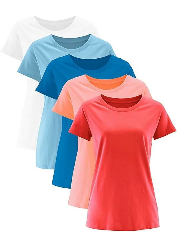 Футболка женская. Футболка однотонная. Цветные футболки женские. Трикотажная футболка.