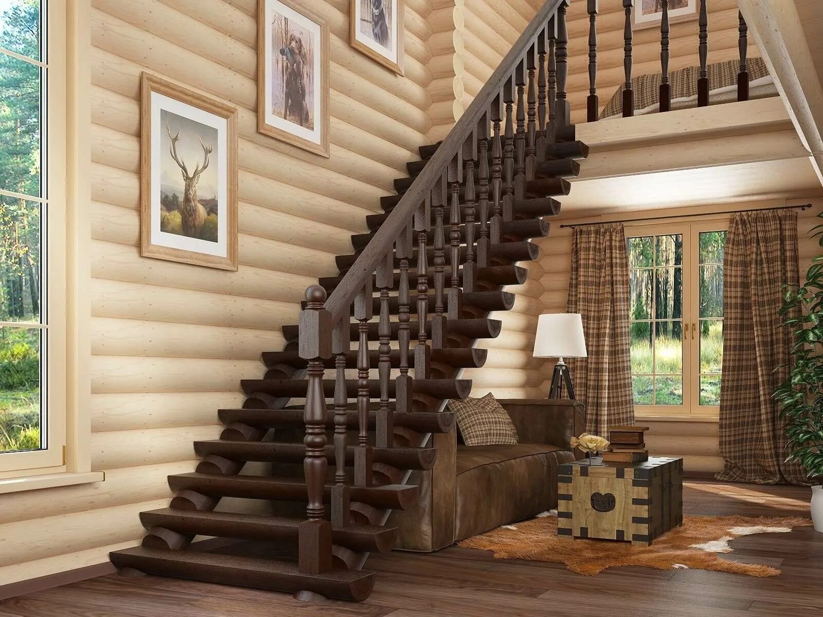Лестница. Деревянная лестница. Лестница в доме. Лестница на второй этаж. Лестница в частном доме.