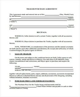 Purchase agreements