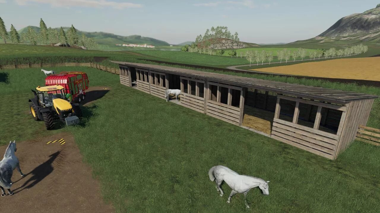 Мод на животных фермы. Farming Simulator 17 лошади. Farming Simulator 19 лошади. Фарминг симулятор 22 лошади. Конюшня для ФС 19.
