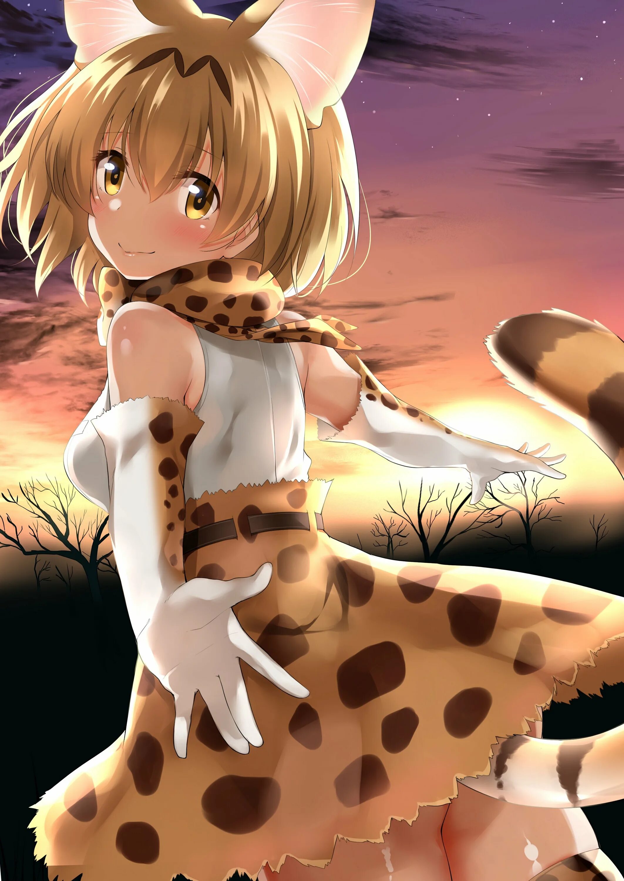 Kemono post. Kemono friends сервал.