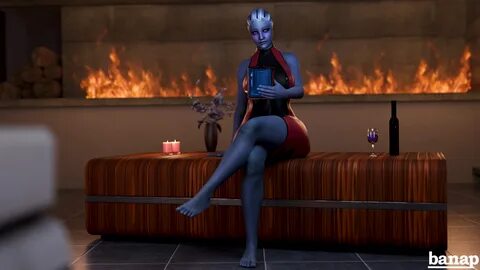 asari, liara t'soni, mass effect, 3d, 3d (artwork), blender, blender (...