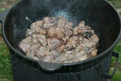 Печень в казане
