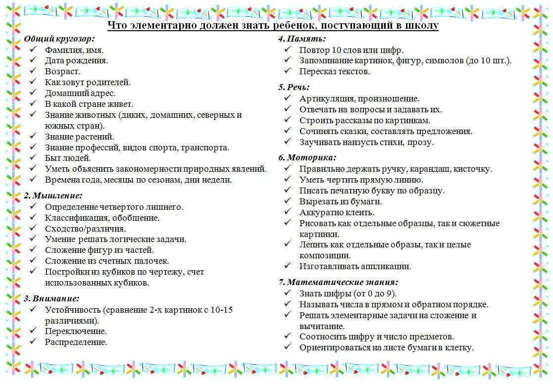 Что должен уметь ребенок 6 7 лет. Что должен знать и уметь ребенок к 1 классу. Что должен уметь ребенок перед школой в 1 класс. Что должен уметь ребёнок при поступлении в 1 класс. Что должен уметь ребёнок в 7 лет перед школой.