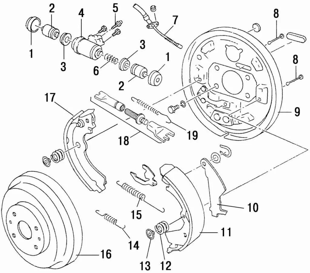 Схема задних тормозов Ниссан Альмера Классик. Ниссан Альмера Классик задние колодки барабан. Схема задних тормозов Ниссан Альмера Классик 2008. Схема задних барабанных тормозов Ниссан Альмера н16.