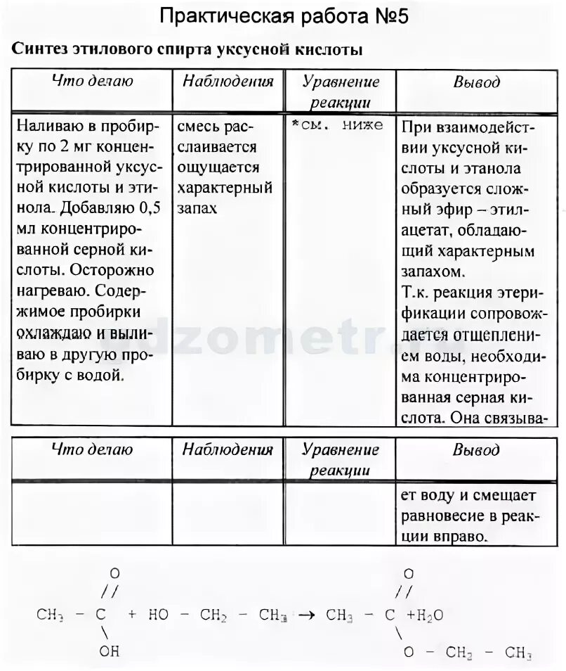 Химия практическая работа номер 3 10 класс