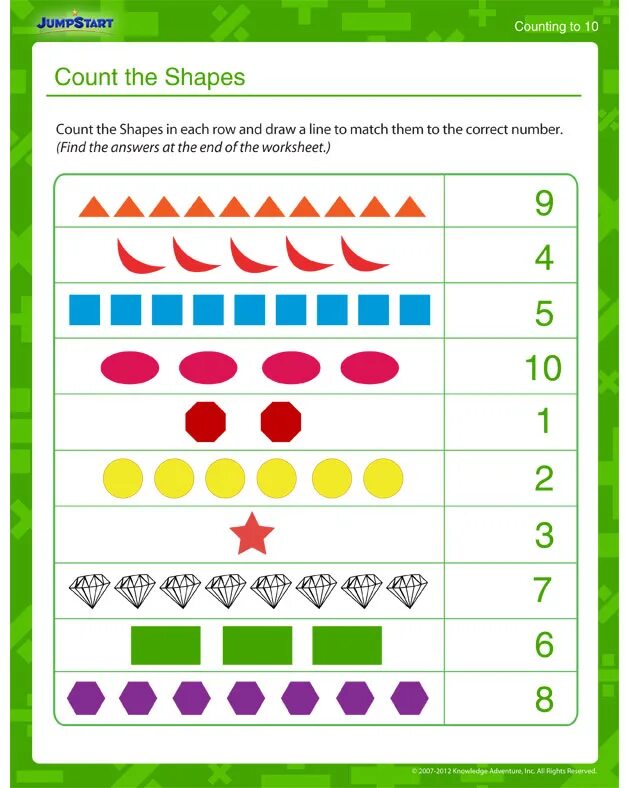 Count sizes. Count shapes. count shapes for kids. count shapes worksheet. 1-5 count shapes for kids worksheets.