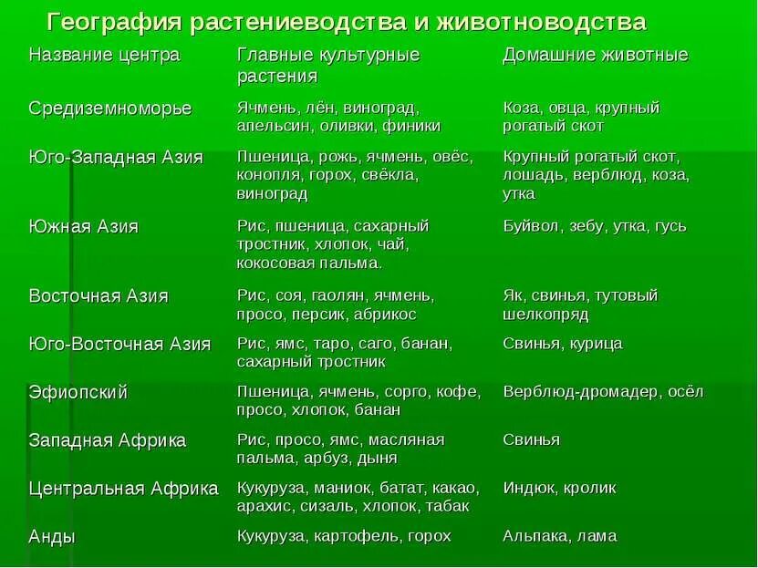 Отрасли растениеводства и животноводства. Отрасли растениеводства таблица. Таблица сельскохозяйственные культуры. Растениеводство это кратко география.