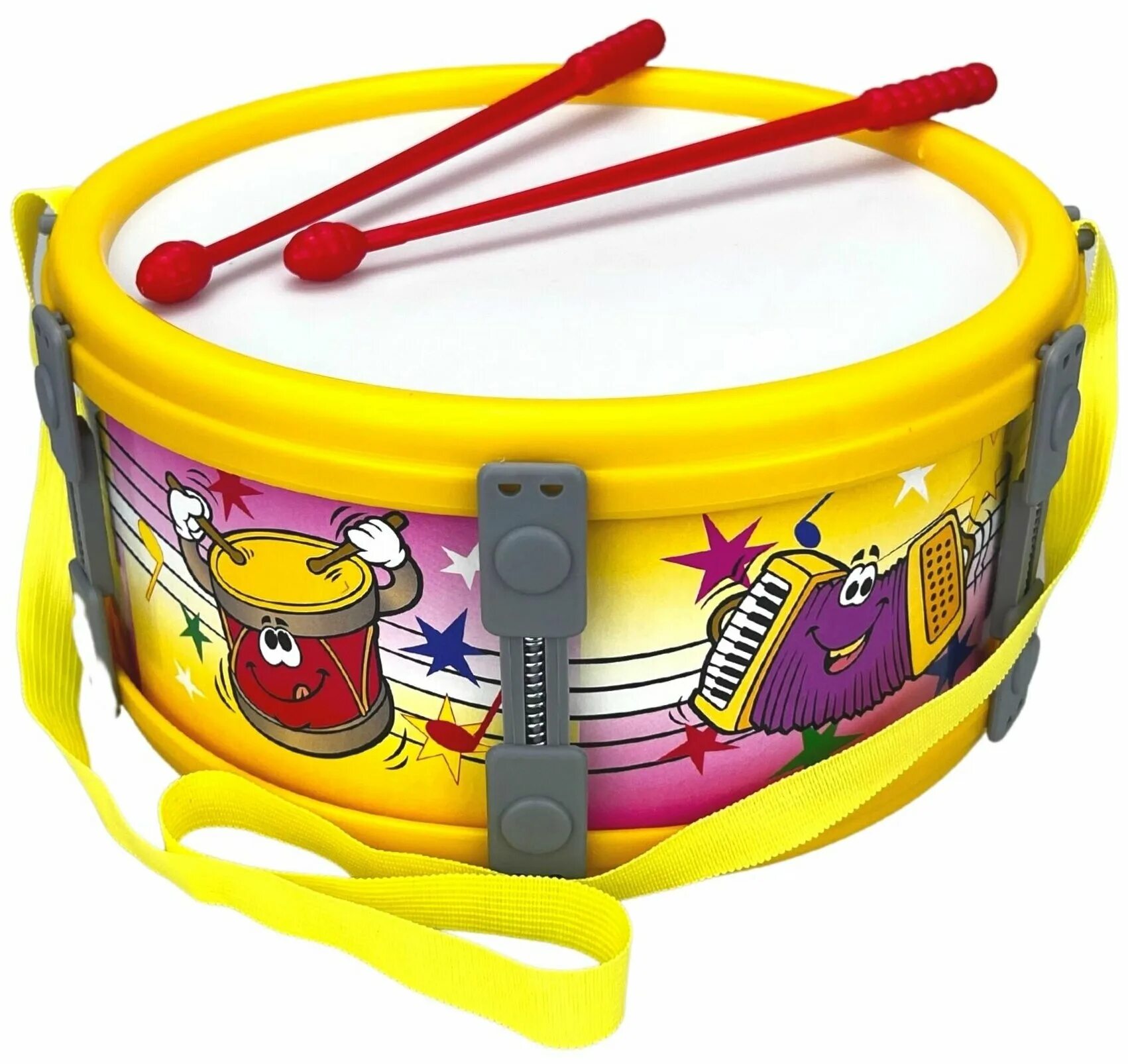 игрушечный барабан. ,пакет. барабан детский музыкальный. тулигрушка барабан походный. барабан диам.
