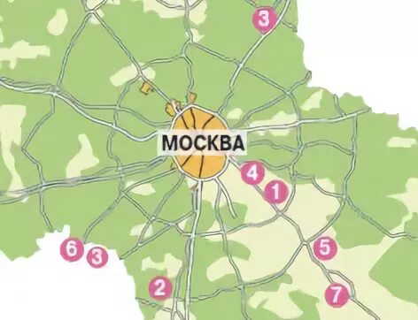 Места рядом карта