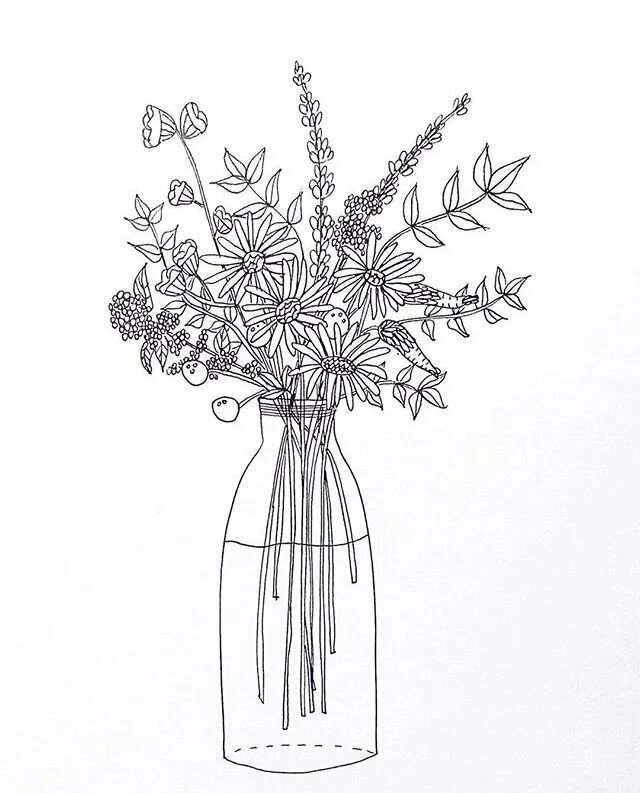 Букет карандашом легко. Цветочная композиция карандашом. Букет рисунок. Букет карандашом. Набросок букета цветов.