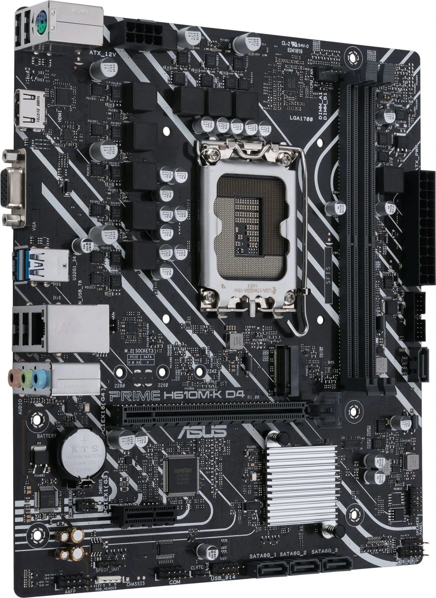 Msi pro h610m e ddr4 lga 1700