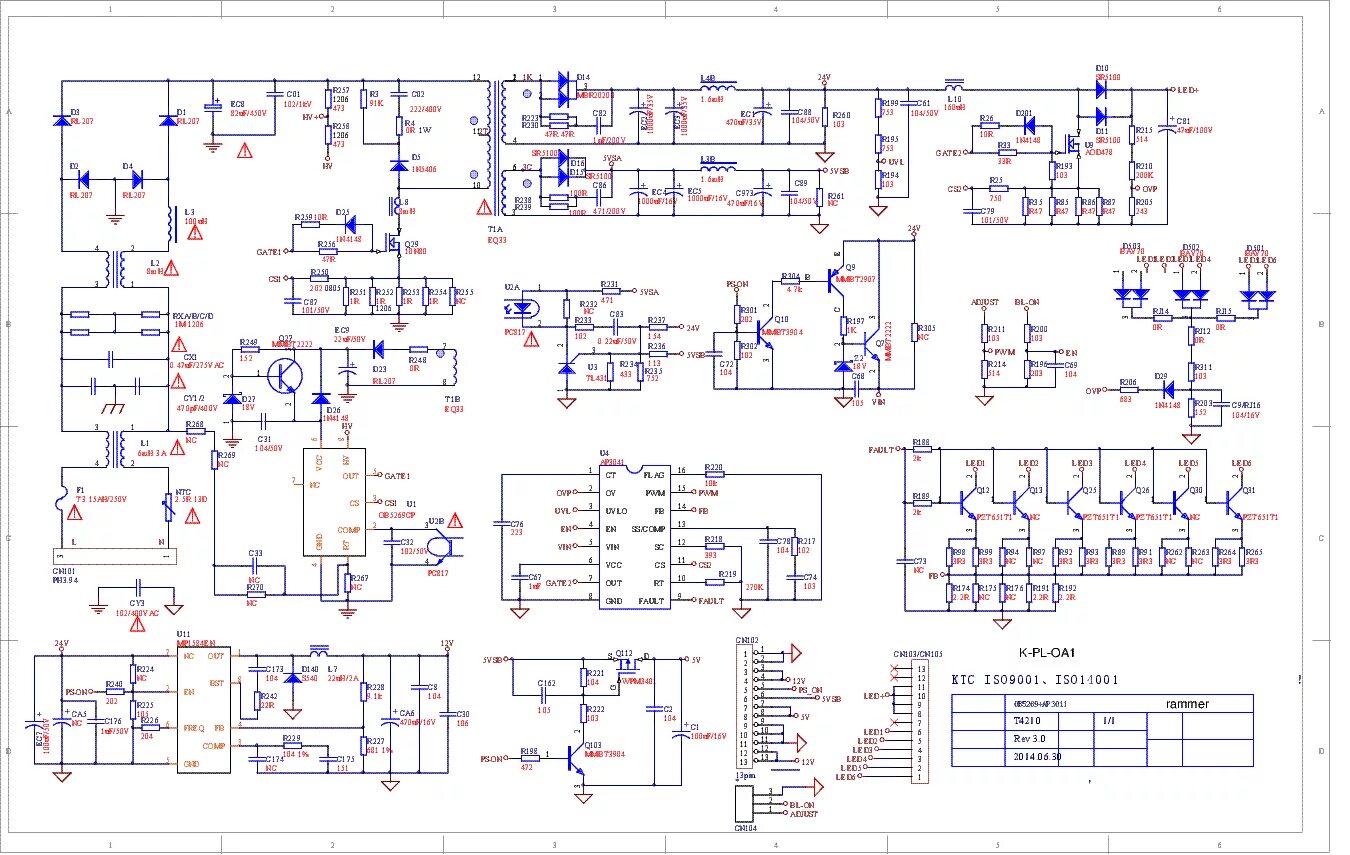 BBK FSA-1806 Service Manual download, schematics, eeprom, repair info for electr