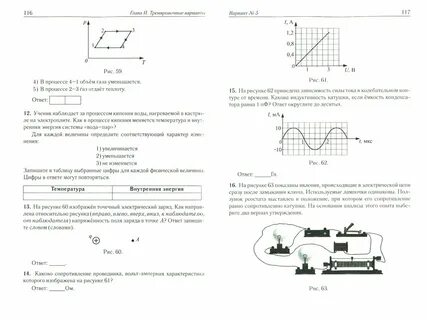 Глава 1 тренировочные варианты вариант 1