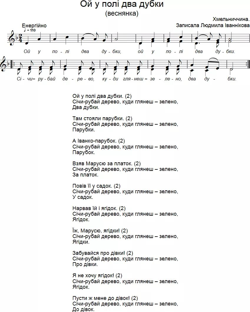 Текст песни у дуба старого. Ой на гори два Дубки. Ой на гори два Дубки слова. Текст на украинском. Ой на гори два Дубки Ноты.