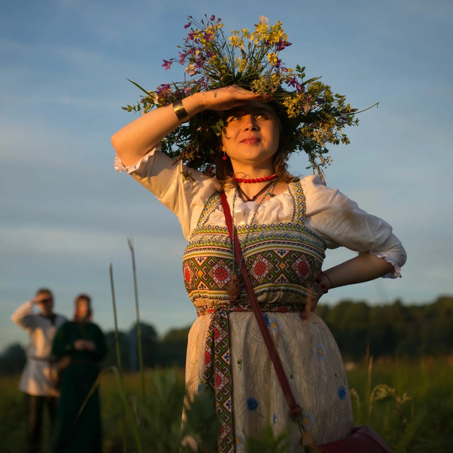 Какого числа праздник ивана. Славянские народы. Фотосессия Ивана Купала. Купала солнцестояние.