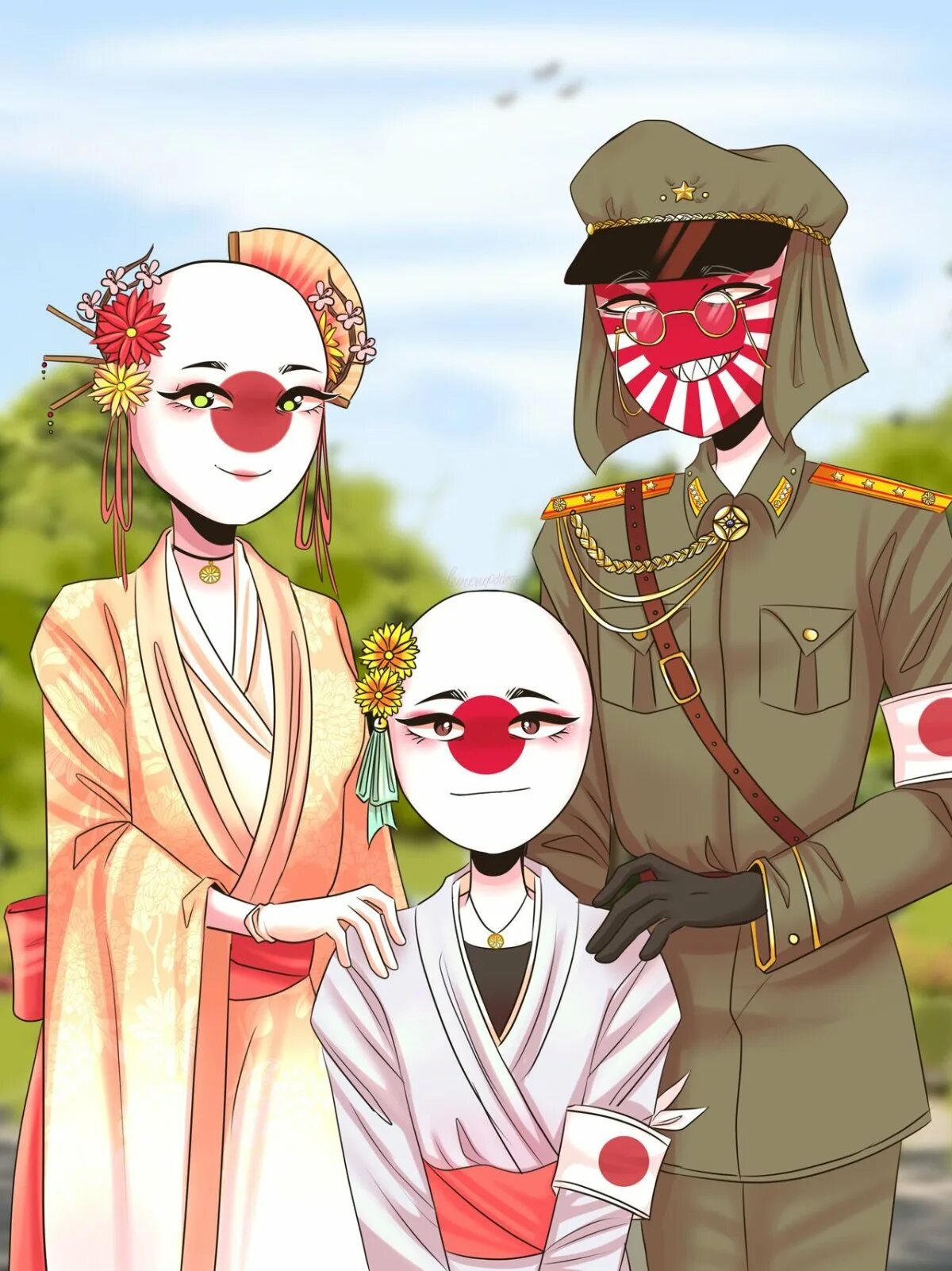 Countryhumans японская. Кантрихьюманс японская Империя. Кантрихуманс Япония и японская Империя шип. Countryhumans Япония и японская Империя. Контрихуманс семья Японии.