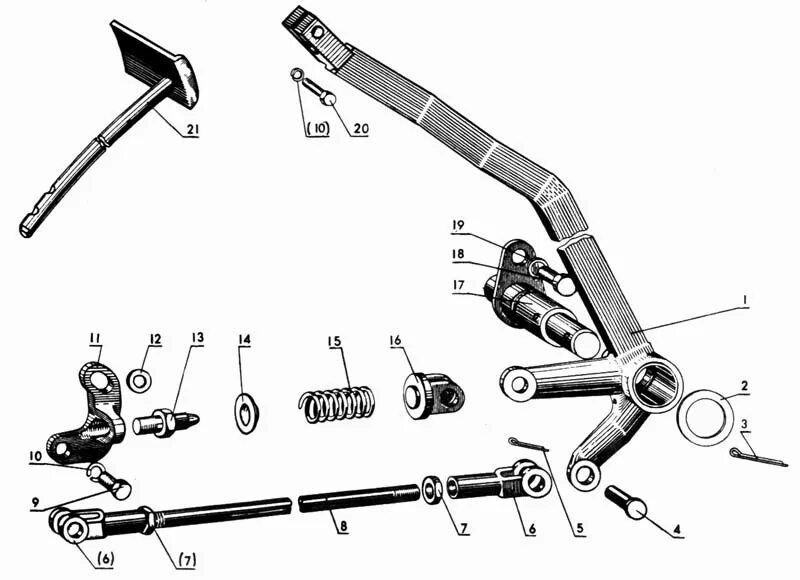 Тяга педали сцепления на мтз 80. Педаль стержень сцепления мтз 80. Педаль мтз 70-1602020. Педаль сцепления мтз 82. Педаль сцепления мтз 82.