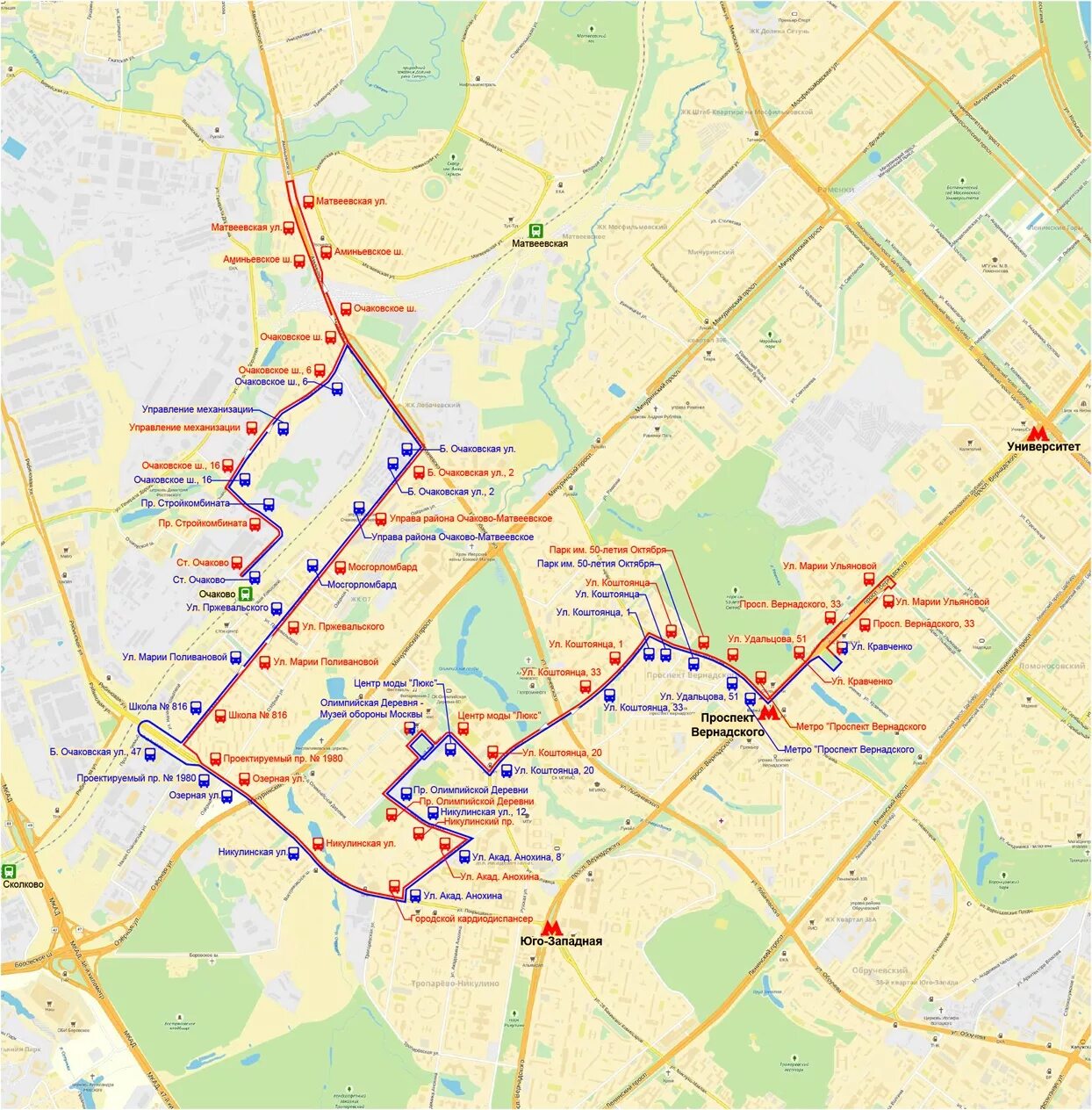 Карта с автобусными остановками. Маршрут автобуса. Маршрут 17 автобуса. Схема маршрутов 1 автобусного парка Москвы. Очаково-Матвеевское метро.