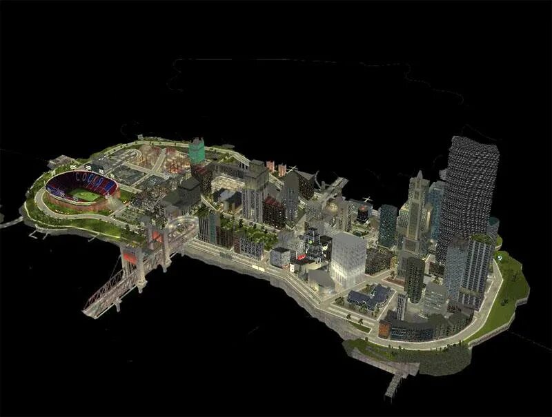 Anywhere city. Остров Стаунтон в ГТА 3. Карта Liberty City GTA 3. GTA 3 Liberty City Map. Карта ГТА 4 3d.