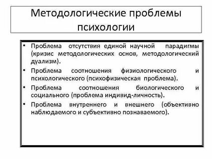 Кризис психологии 20 века