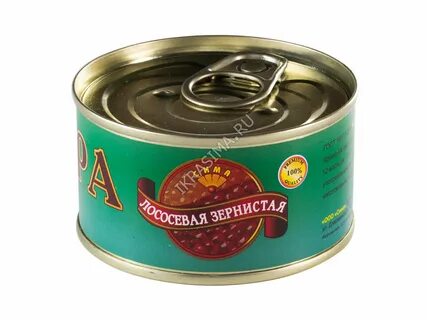 Банка красной икры горбуша