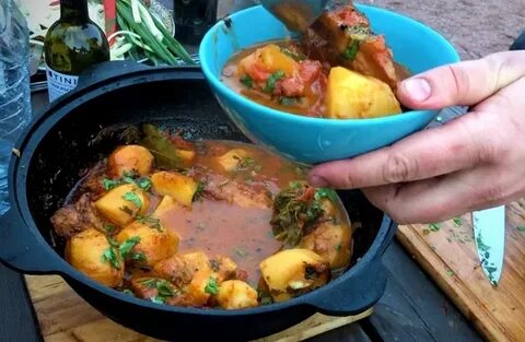 Рагу с ребрышками и овощами