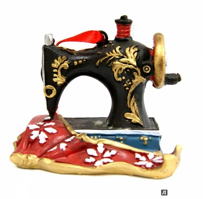елочная игрушка швейная машинка. елка с игрушками и швейная машинка. елочная игрушка швейная машинка. машинка (из фетра). сувенирная швейная машинка.