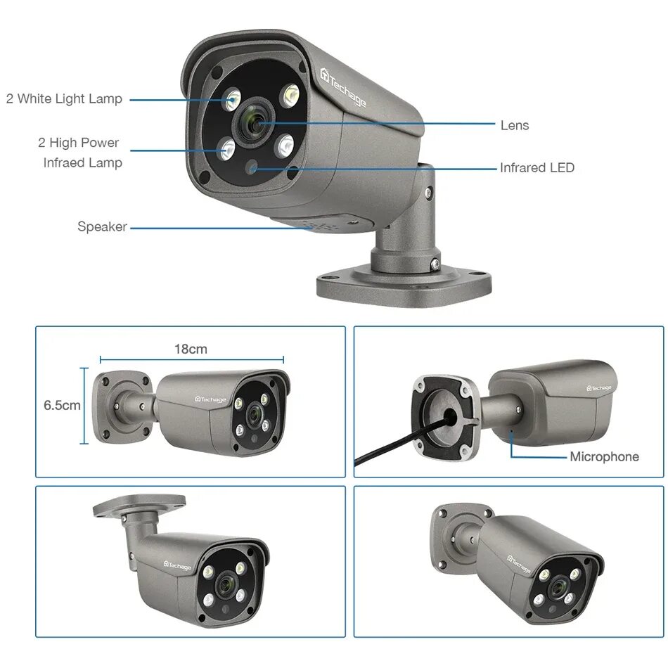 Ip камеры видеонаблюдения poe. IP-камера techage h.265. IP-камера techage h.265 для системы видеонаблюдения 8mp POE. Techage камера ta-XM-605gp-ai-50n. 5mp+POE+IP+Camera+model+ta-XM-605gp-ai-50.