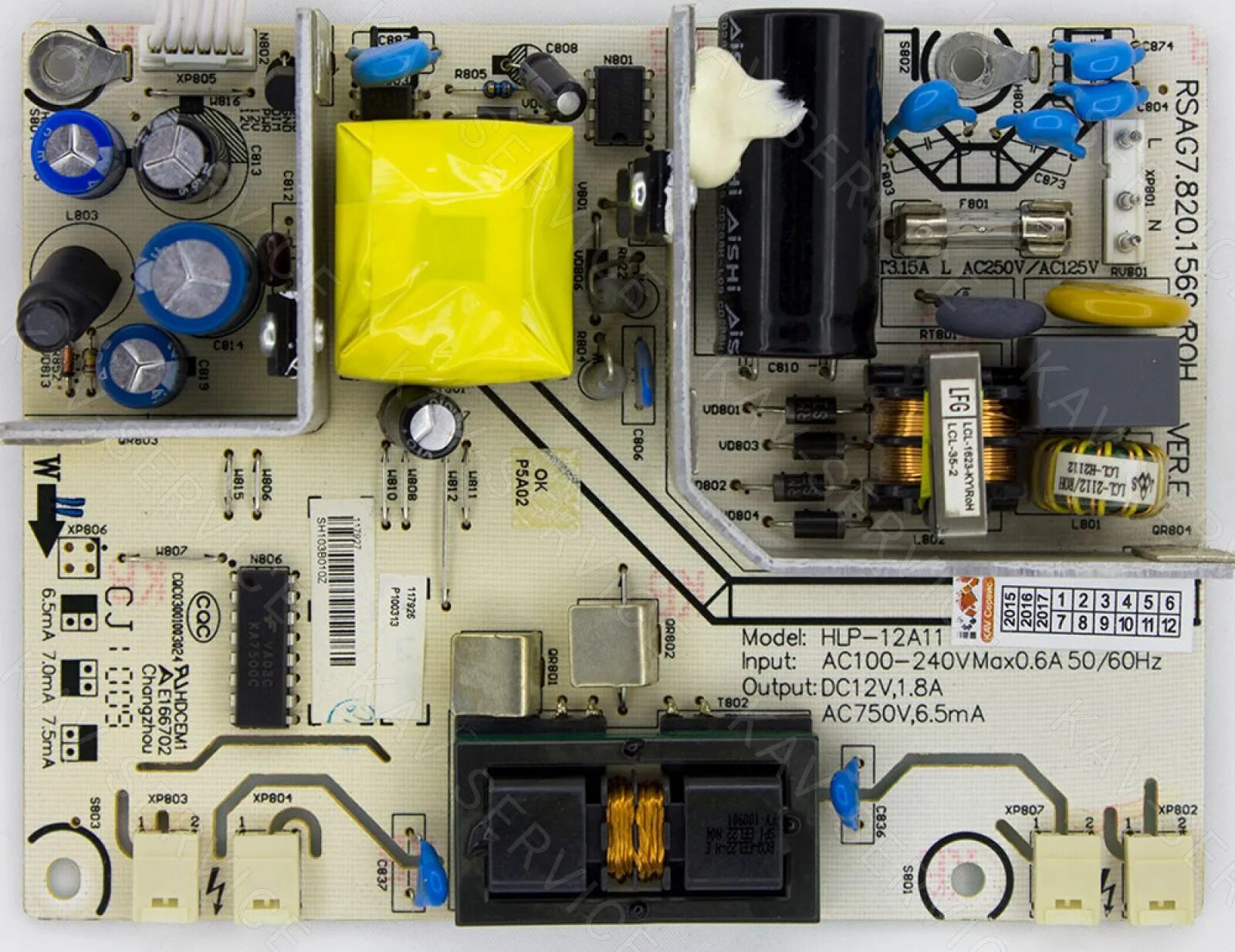 Блоки питания жк телевизоров. Блок питания для телевизора Rolsen. Плата блока питания ТВ Ролсен. Плата на телевизор Ролсен HLP-12b11. RSAG7.820.1269/roh ver.c схема.