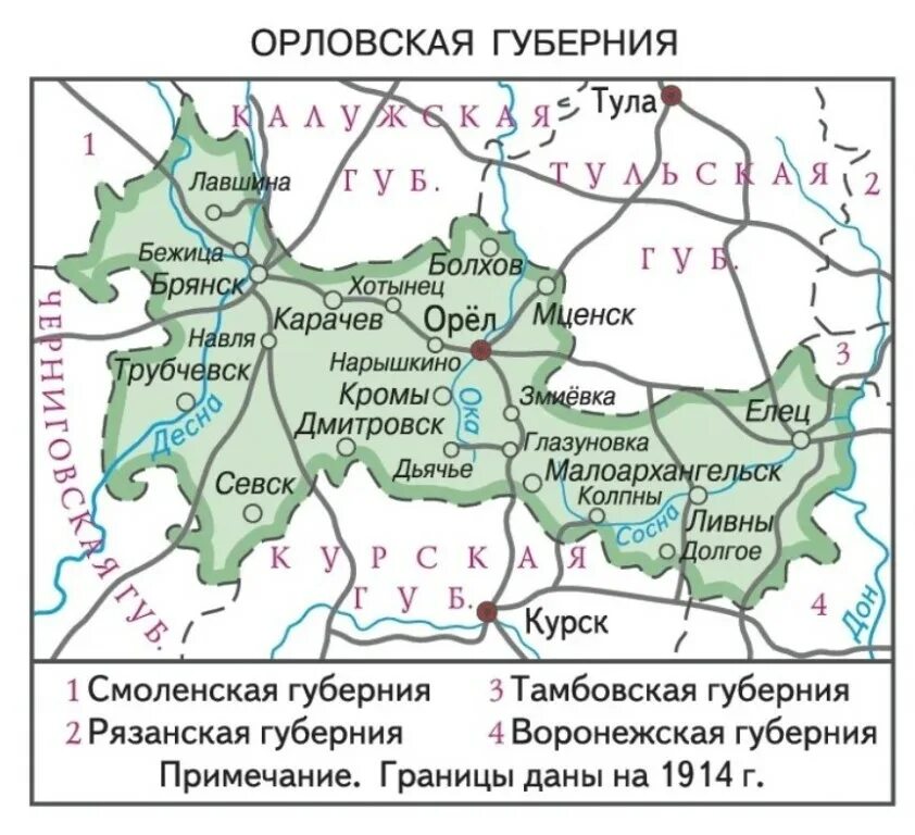 Сколько лет орловской области. Орловская Губерния 19 век. Карта Орловской губернии 1796 года. Село г Орловская Губерния. Орловская Губерния карта 1914.