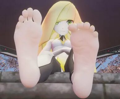 hey little render with lusamine !#MMD #Feet #sizeTwitter #Soles #soleslover...