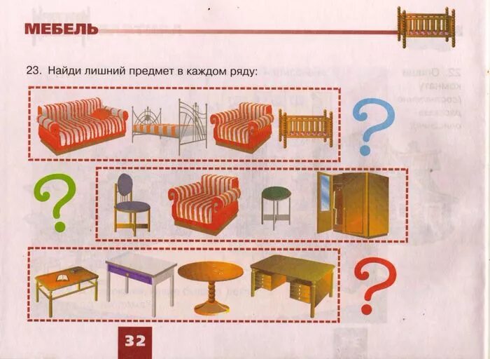 Рисуем мебель - изо, презентации