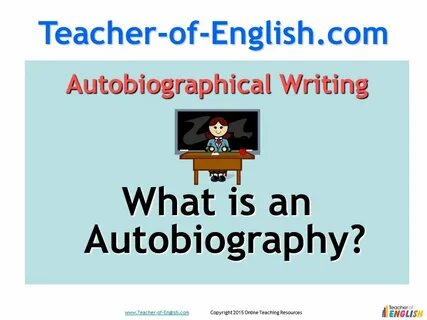 Biography of a writer 5 grade